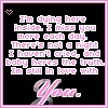 I love you