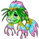 pretty rainbow fish