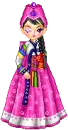 cute kawaii korean doll