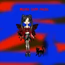 broken goth angel