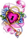 heart key