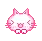 pink cat