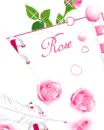 cute kawaii rose flower diary