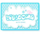 cute kawaii welcome