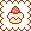 cute kawaii strawberry cake