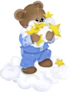 Bear with stars