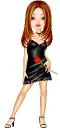 doll with rose