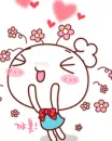 cute kawaii bubble in love chef cook