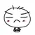cute kawaii no way white smiley