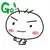 cute kawaii white smiley go