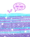 cute kawaii fabric sea