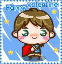cute kawaii happy valentine's day