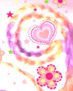 cute kawaii heart flower