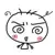 cute kawaii white smiley confusin