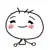 cute kawaii white smiley tongue