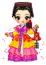 cute kawaii korean doll