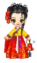 cute kawaii korean doll
