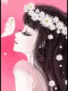 GIRL WITH BUTTERFLY