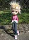 girl in the fence
