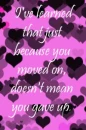 moving on