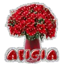 Alicia w/red roses