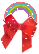 cute kawaii ribbon rainbow