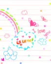 cute kawaii i love you