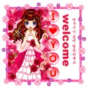 cute kawaii welcome
