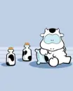 cute kawaii milk cow