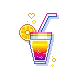 cute kawaii summer drink cocktail