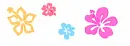 cute kawaii hibiscus