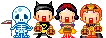 cute kawaii halloween kids