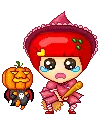 cute kawaii halloween fright