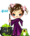 cute kawaii halloween witch
