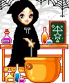 cute kawaii halloween witch