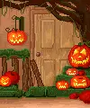 cute kawaii halloween pumpkin