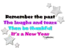 Its a new year