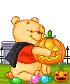 cute kawaii halloween winnie pooh