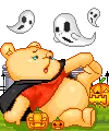 cute kawaii halloween winnie pooh