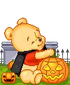 cute kawaii halloween winnie pooh