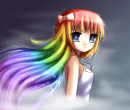 Rainbow girl