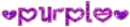 purple love