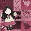 Happy Valentine's Day Heart Scribble