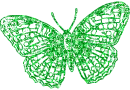 glitter butterfly