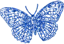 glitter butterfly