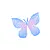 Butterfly changing colors