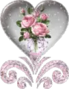 rose heart globe