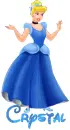 Cinderella in Blue Dress with Name