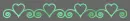 4 green hearts