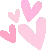 pink hearts